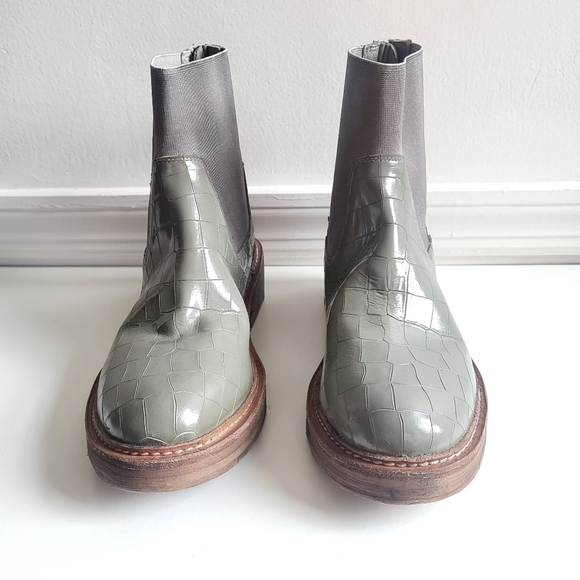 New Free People Arlo Santa Fe Dust Storm Chelsea Boots 6.5 US/36.5 EU - Picture 7 of 15